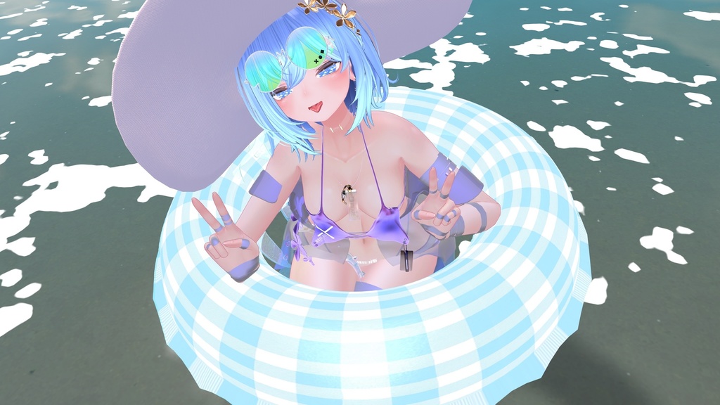 【ギンガムうきわ】3色セット