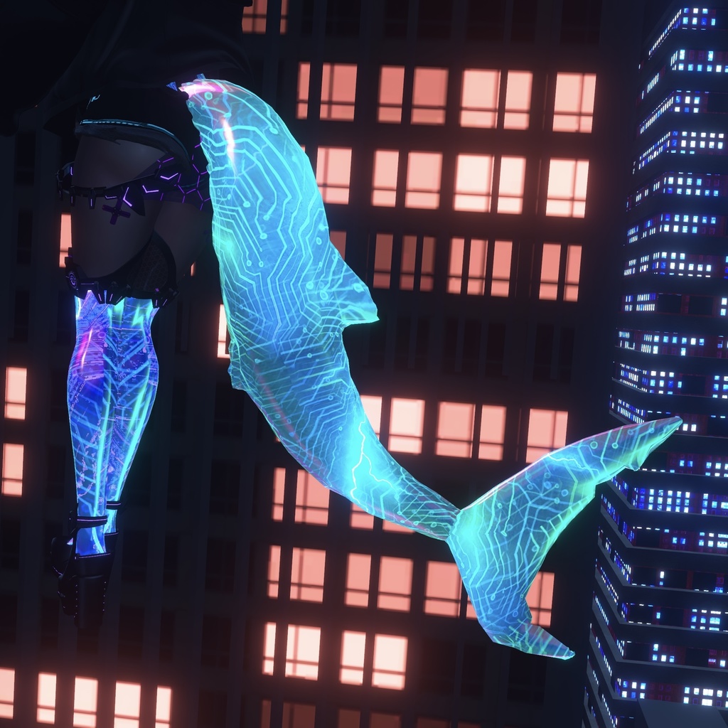 【ルルネ専用】ELECTRIC CYBER TAIL【マテリアル】