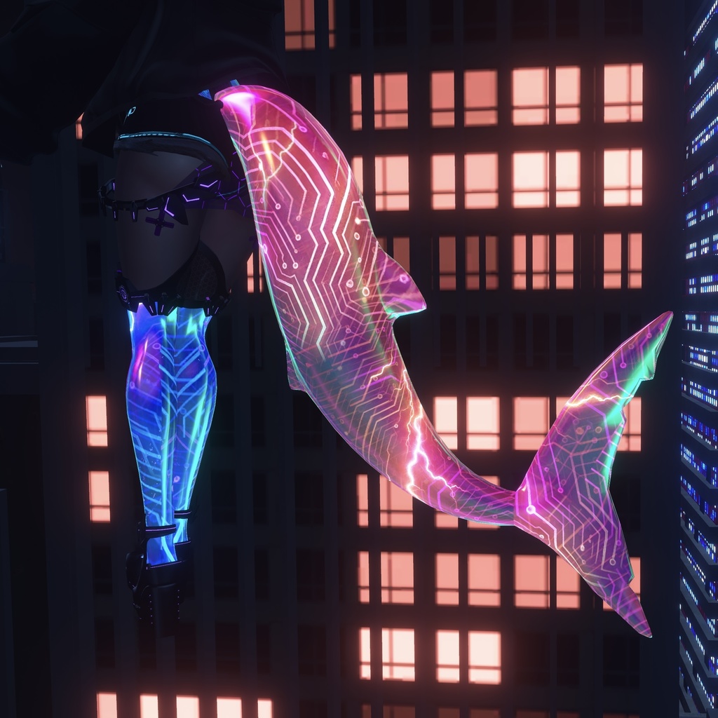 【ルルネ専用】ELECTRIC CYBER TAIL【マテリアル】