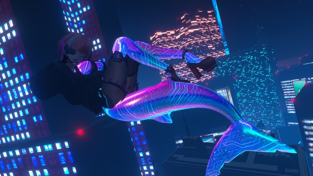 【ルルネ専用】ELECTRIC CYBER TAIL【マテリアル】