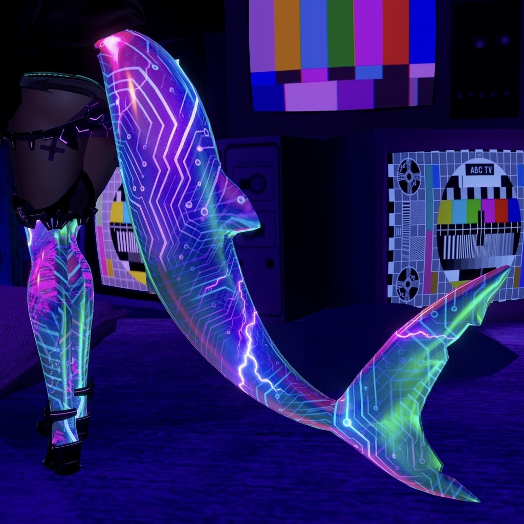 【ルルネ専用】ELECTRIC CYBER TAIL【マテリアル】