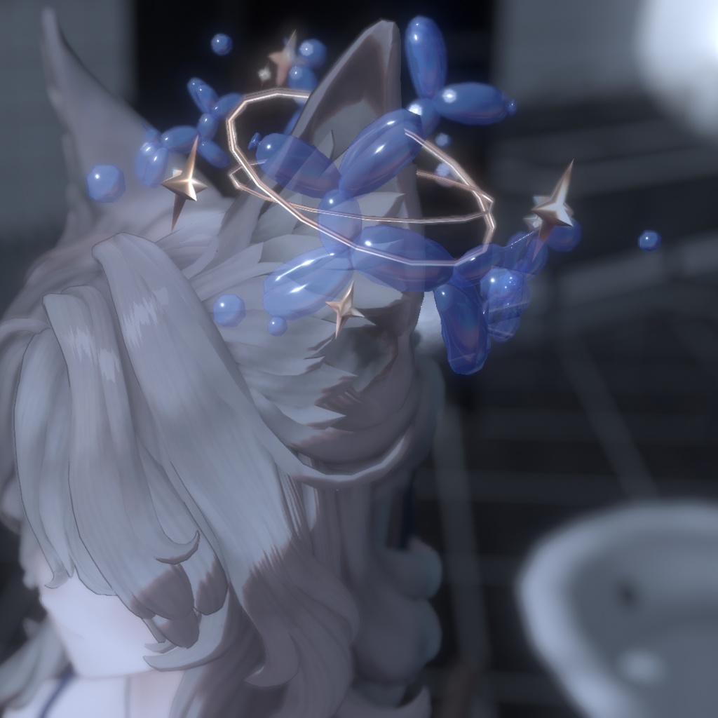 【無料】balloon dog アクセサリー&ヘイローセット