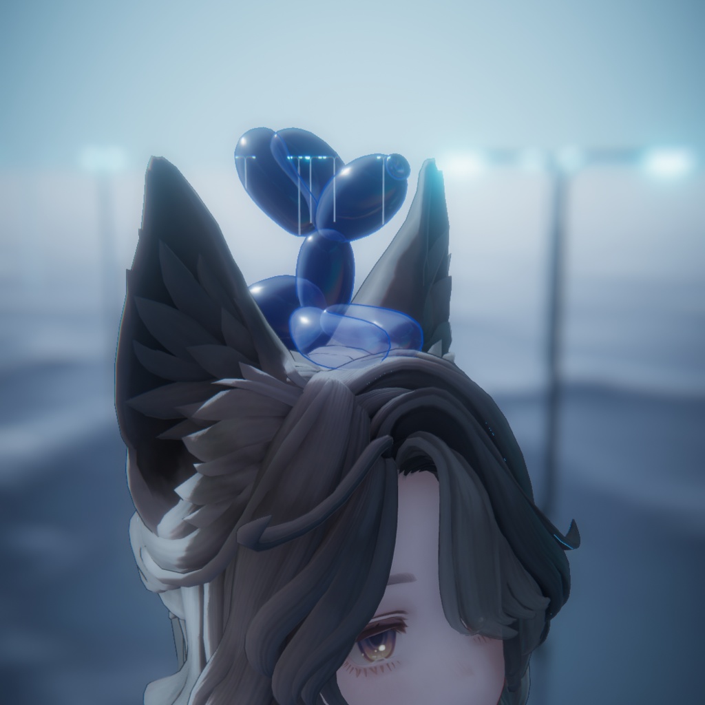 【無料】balloon dog アクセサリー&ヘイローセット