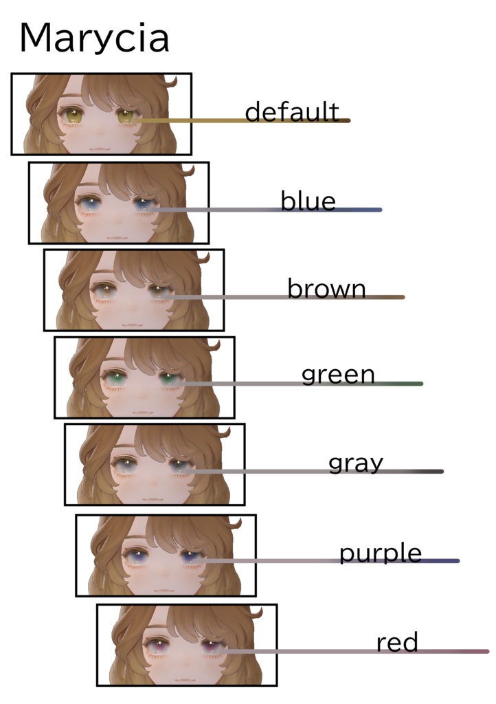 【Marycia専用】Odd Eye Texture