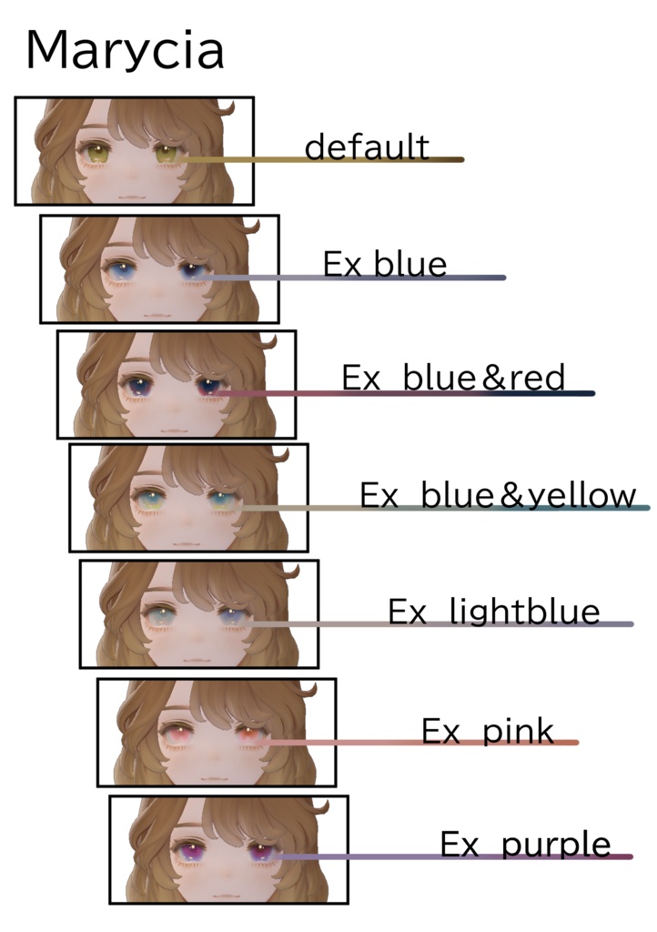 【Marycia専用】Odd Eye Texture