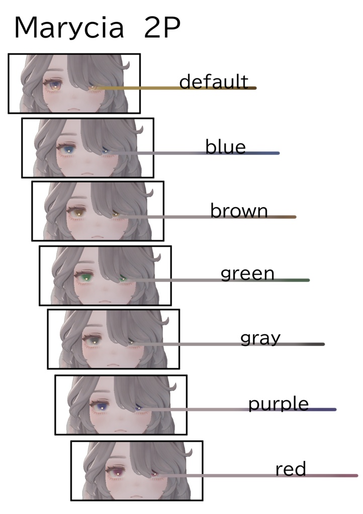 【Marycia専用】Odd Eye Texture