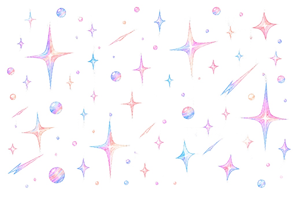 夢みる宇宙の水彩イラスト素材|30点 PNGセット