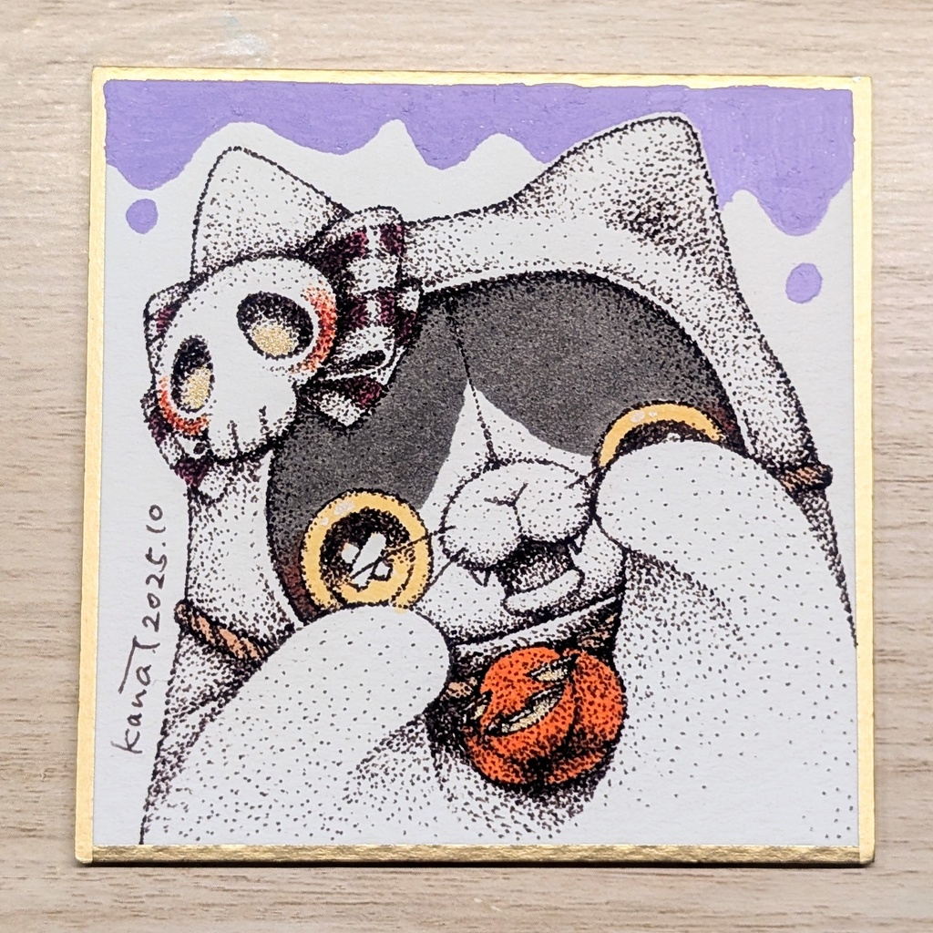 おばけ仮装なねこの子