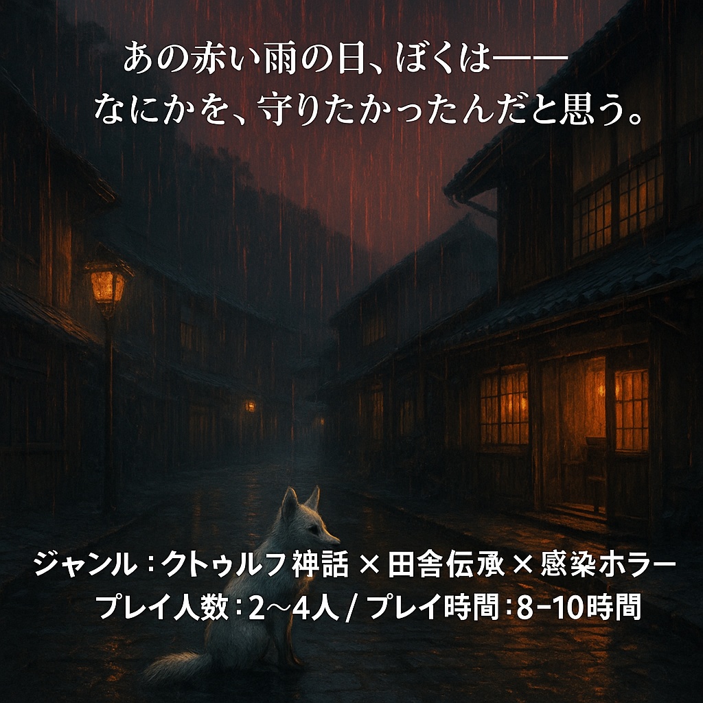 深紅に濡れる空の下で(CoC6版シナリオ)