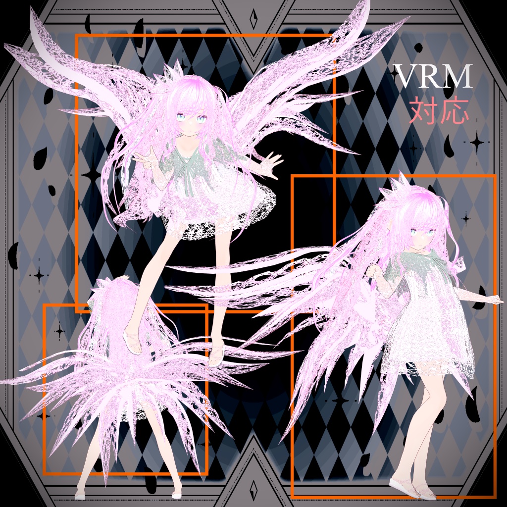 【600円!!】オリジナル3Dモデル「ララスピナ(Lalaspina)」フォールバック対応