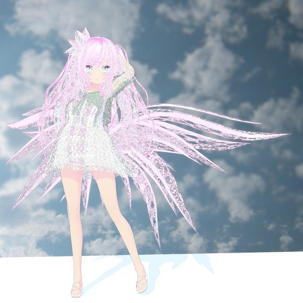 【600円!!】オリジナル3Dモデル「ララスピナ(Lalaspina)」フォールバック対応