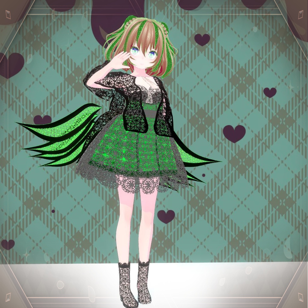 【600円!!】オリジナル3Dモデル「ロロスピナ(lolospina)」フォールバック対応版付き