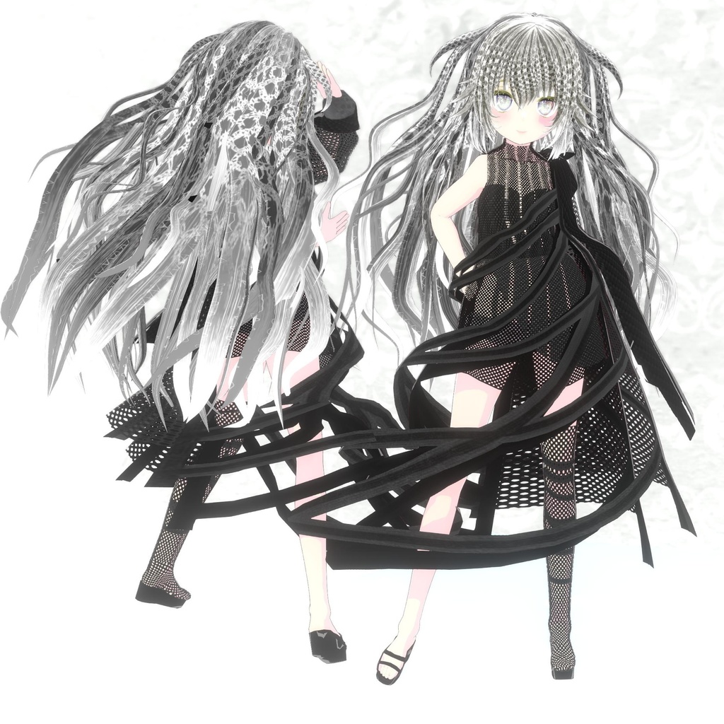 オリジナル3Dモデル「カリステラ(calistera)」フォールバック対応版付き