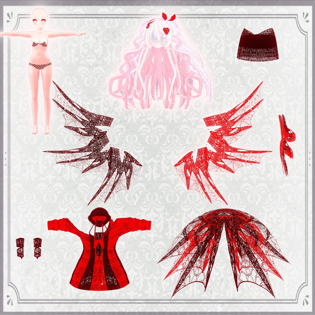 【600円!!】オリジナル3Dモデル「シェリス(cheris)」