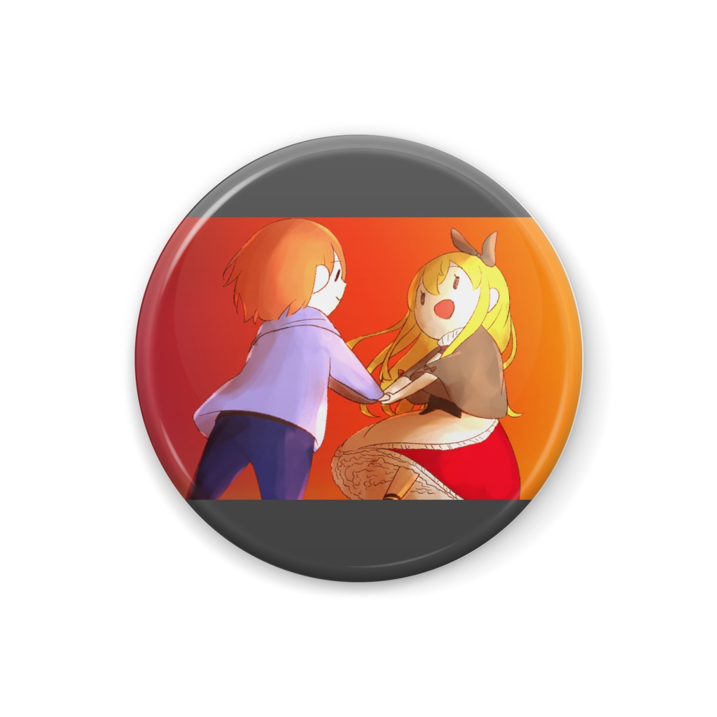 妄想百合修羅河川敷 缶バッチ シーン8