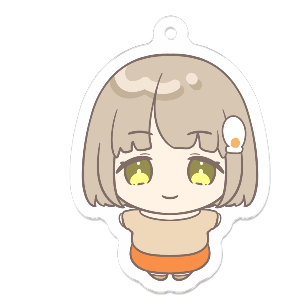 5周年記念 アクリルキーホルダー くるみもち(笑顔)