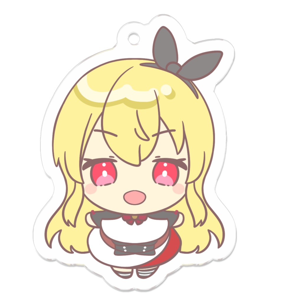 5周年記念 アクリルキーホルダー ありす(口開け)