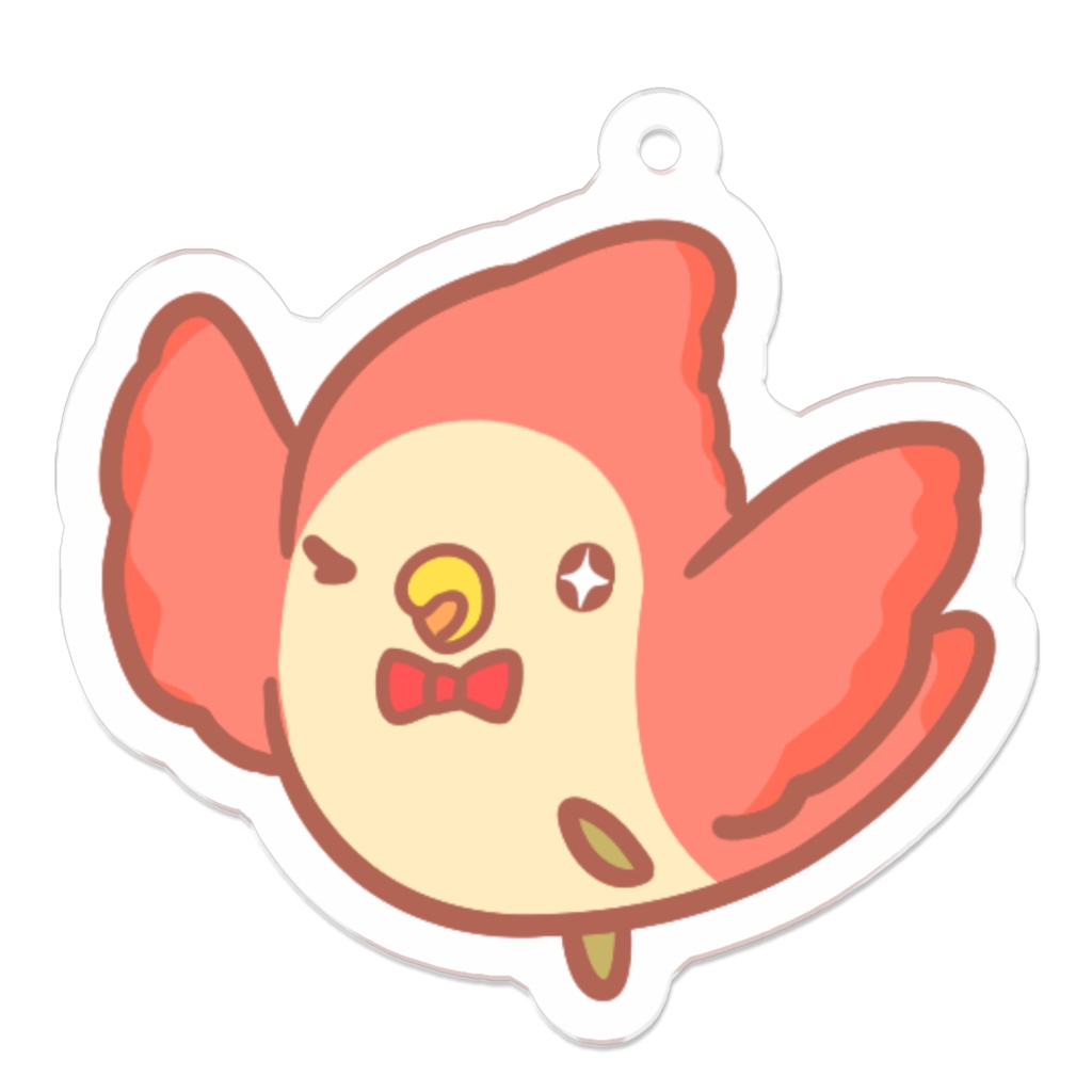 5周年記念 アクリルキーホルダー 酉井さん(笑顔)