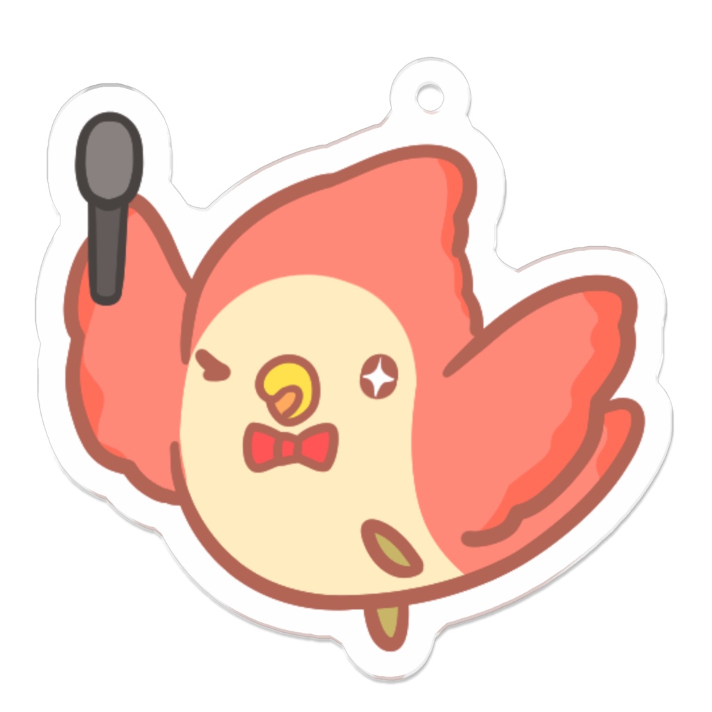 5周年記念 アクリルキーホルダー 酉井さん(マイク)