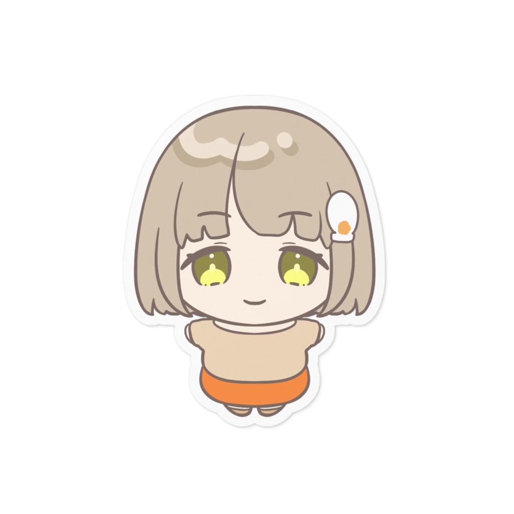 5周年記念 ステッカー くるみもち(笑顔)