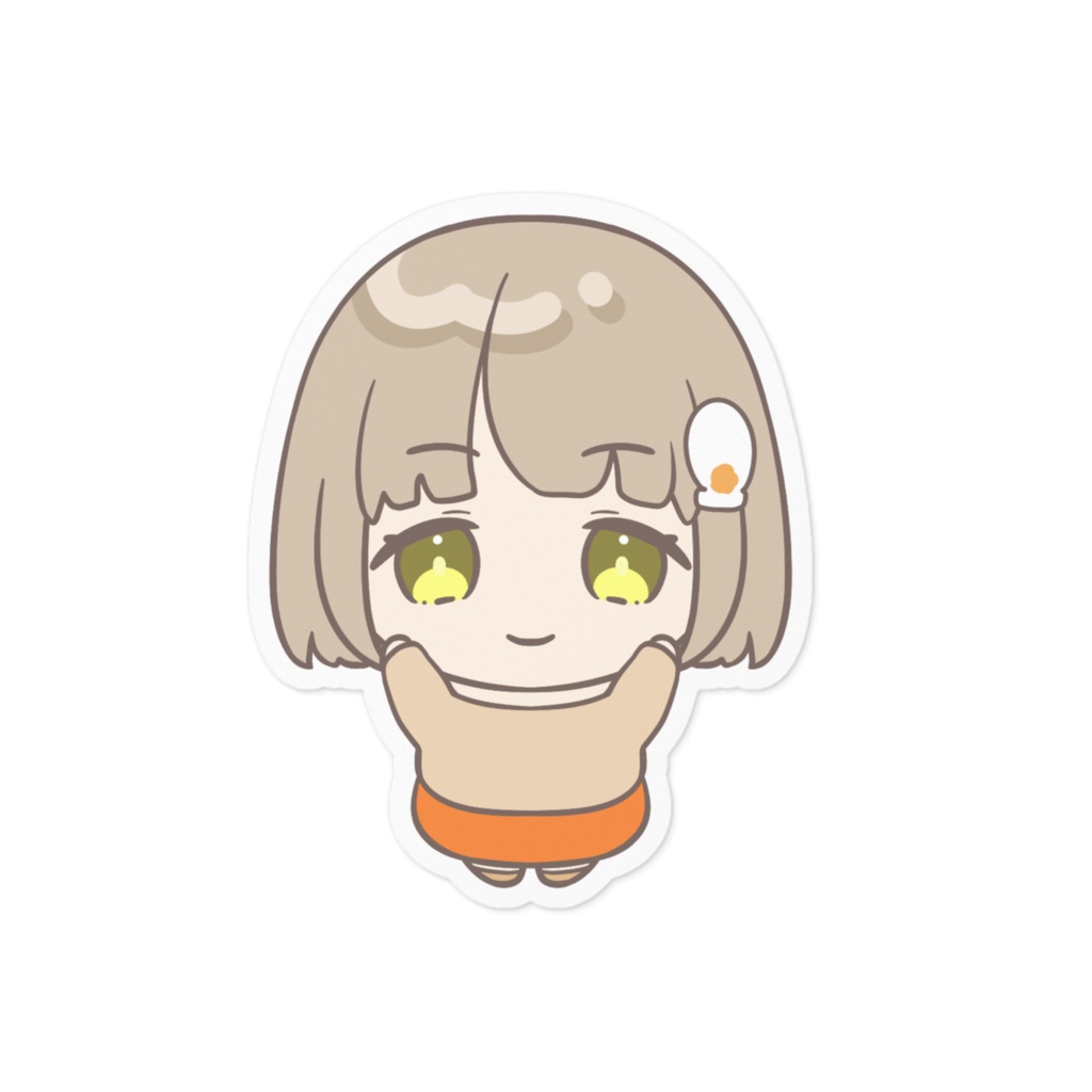 5周年記念 ステッカー くるみもち(バンザイ)