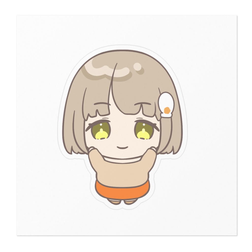 5周年記念 ステッカー くるみもち(バンザイ)