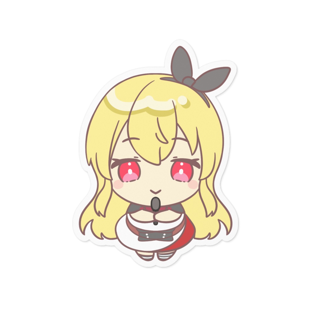 5周年記念 ステッカー ありす(マイク)