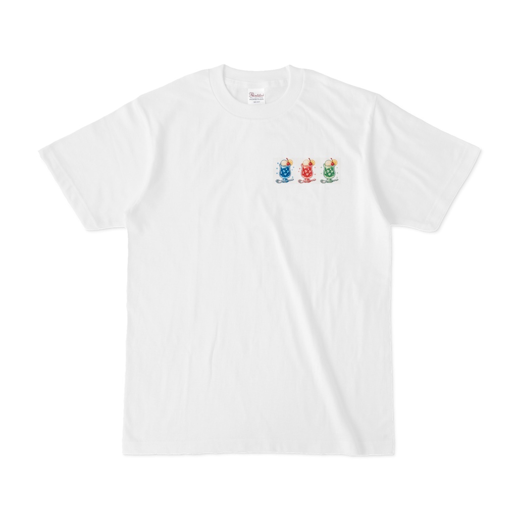 ピクセルクリームソーダ Tシャツ(ワンポイント)