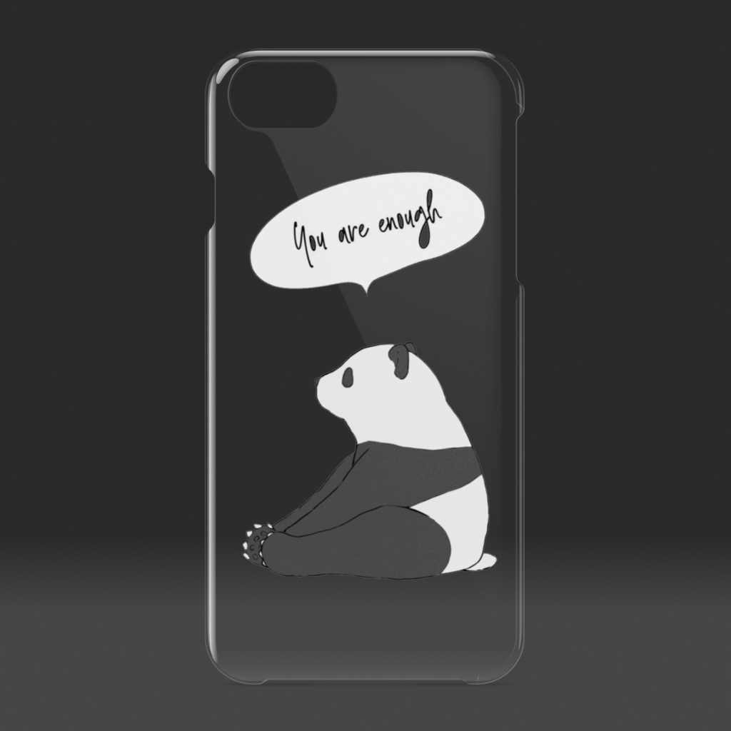 パンダくん iPhoneクリアケース