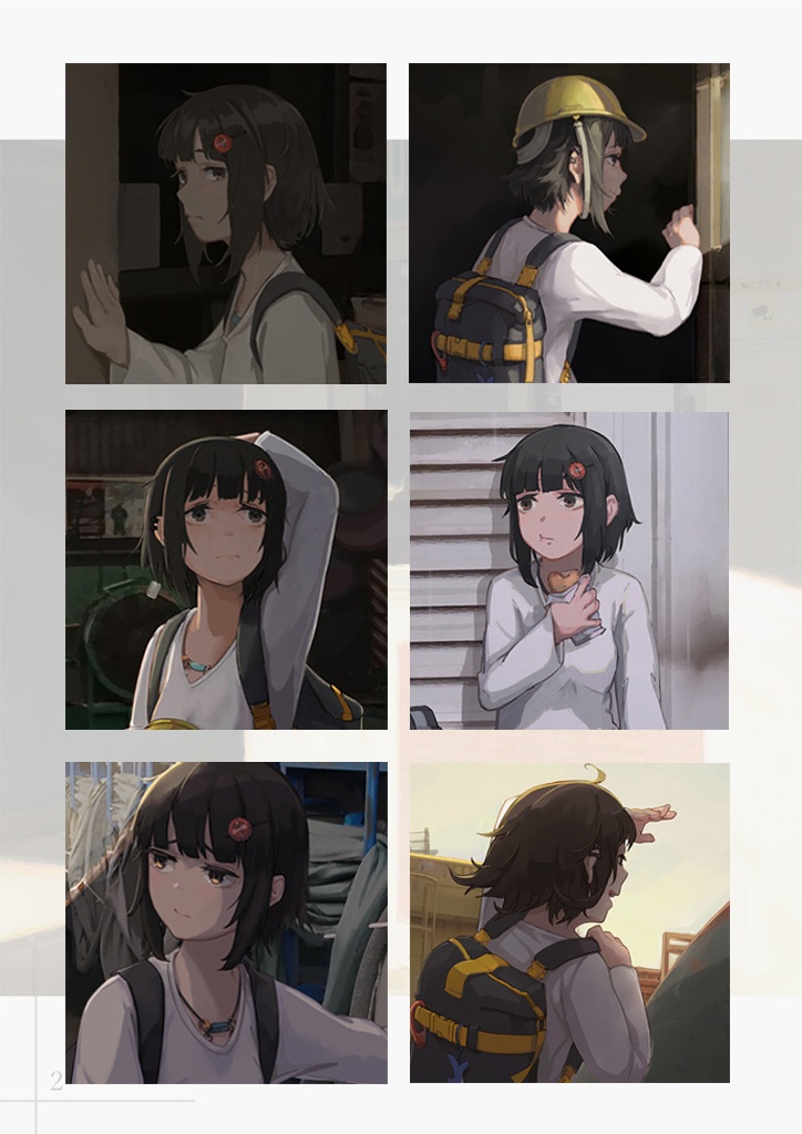 Voyage Zero:GSong オリジナルイラスト集、ボリューム0