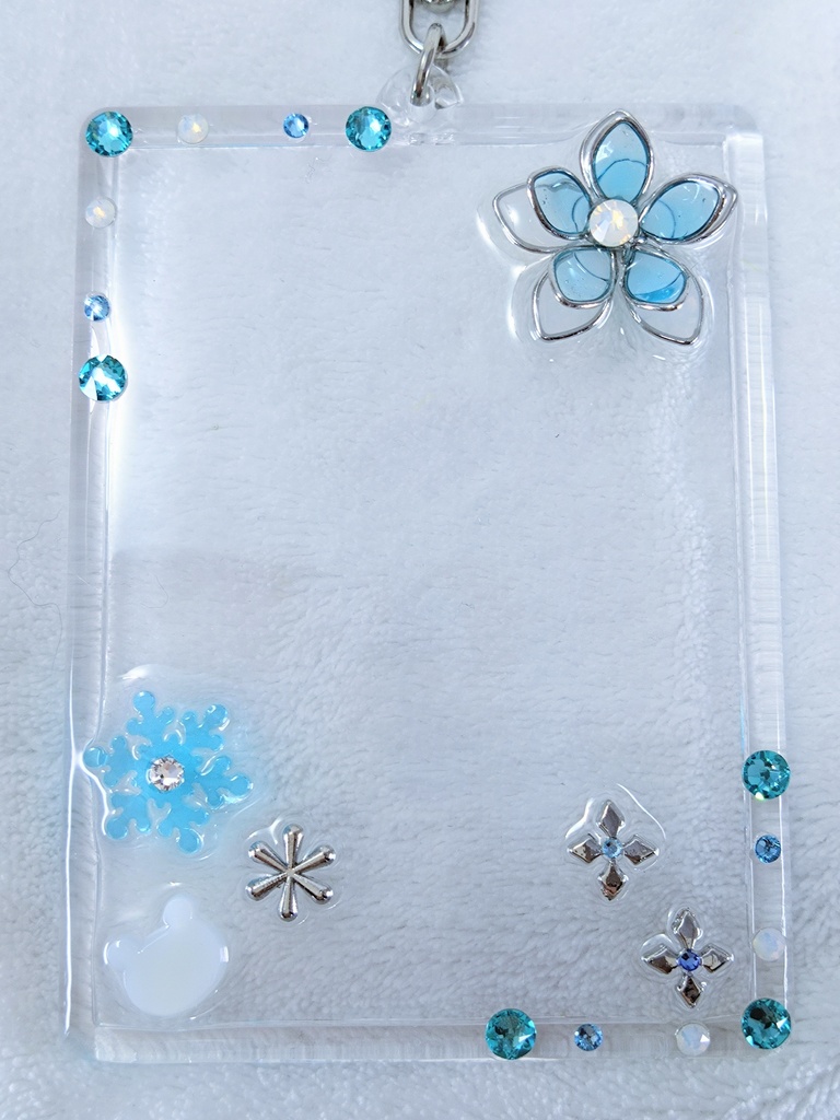 雪花ラミィイメージトレカケースキーホルダー