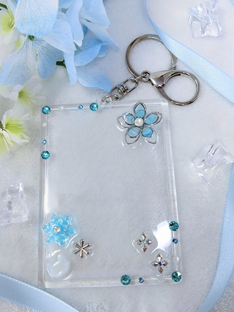 雪花ラミィイメージトレカケースキーホルダー