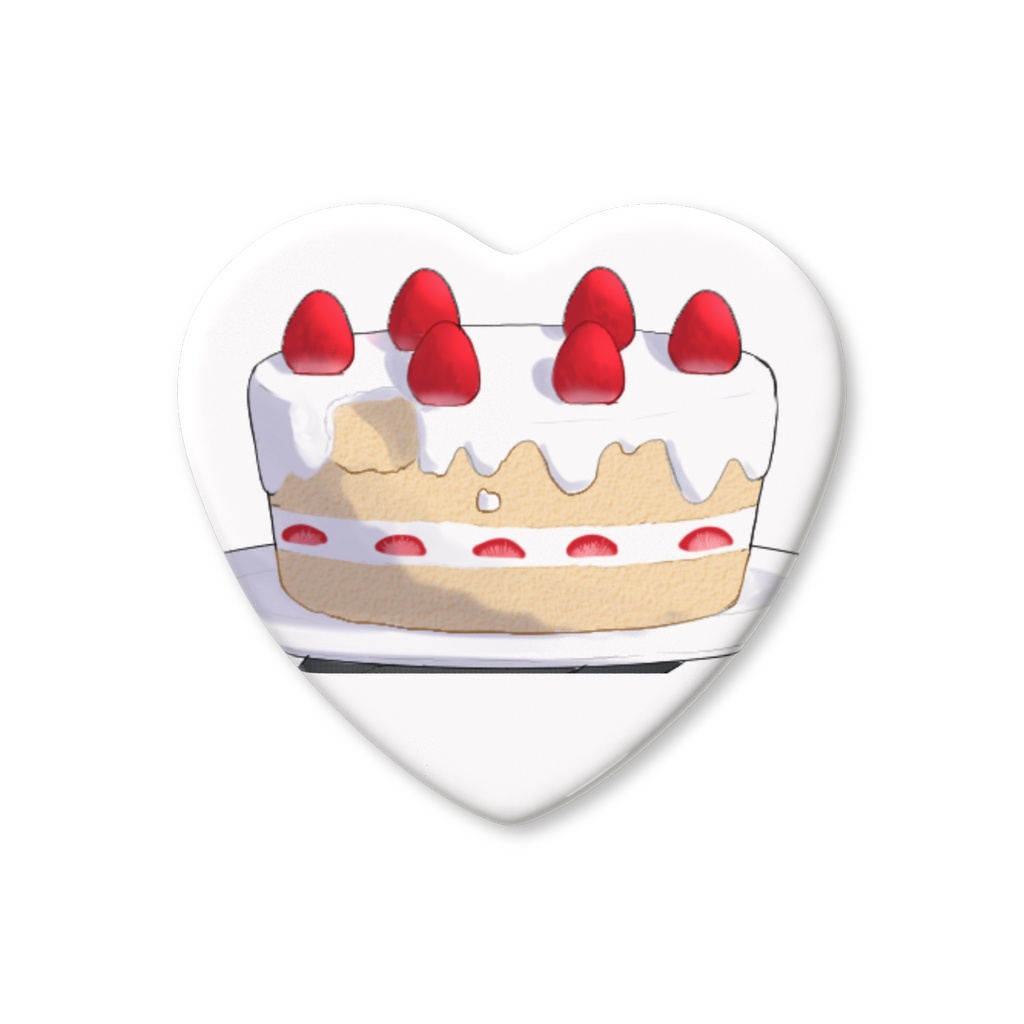 缶バッジ ハート🍰