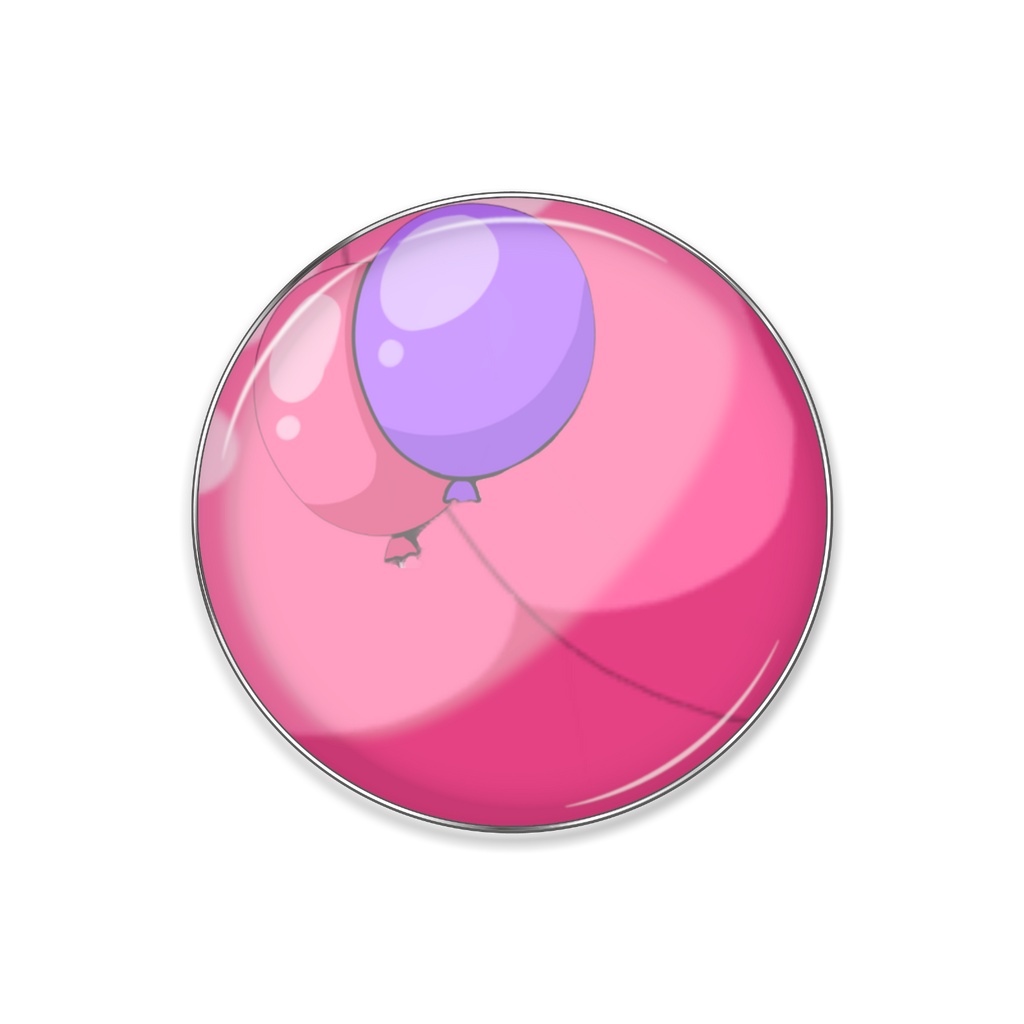ピンバッジ🎈桃