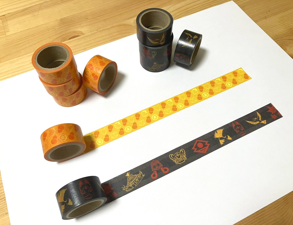 【通常販売】ツシママスキングテープB「つわものども」