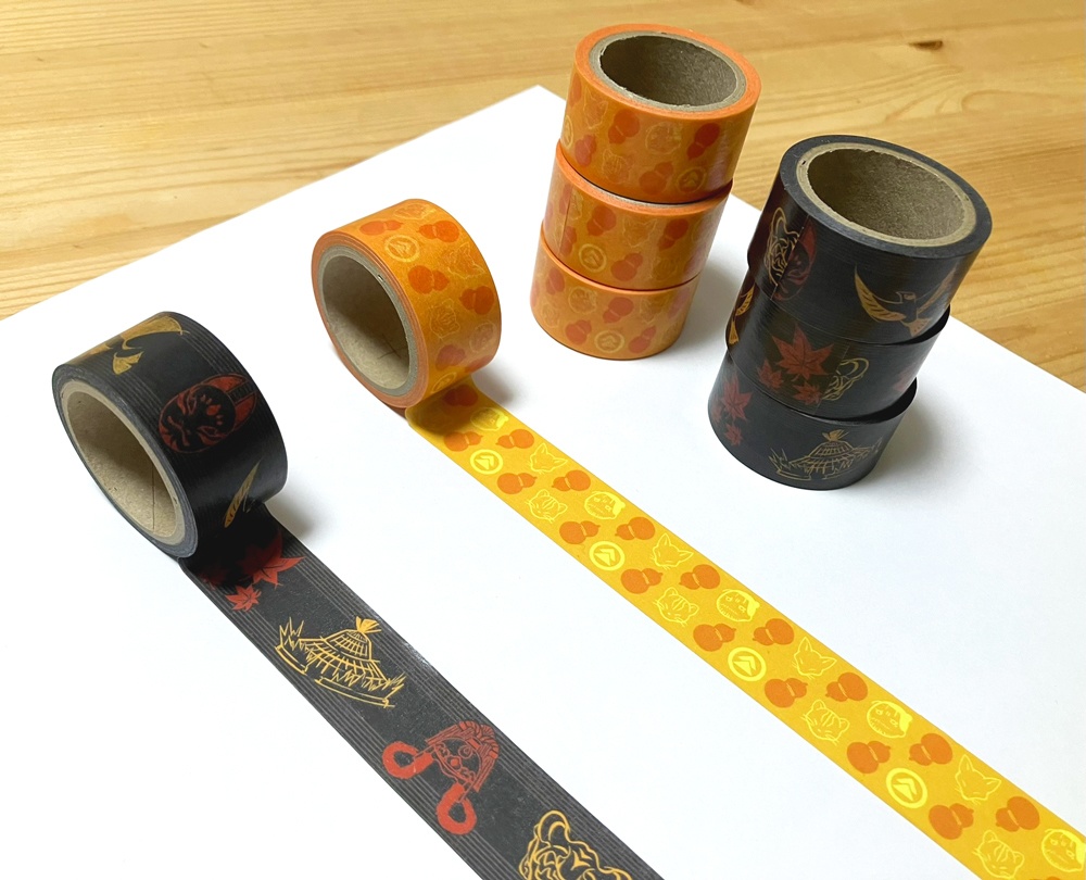 【通常販売】ツシママスキングテープB「つわものども」