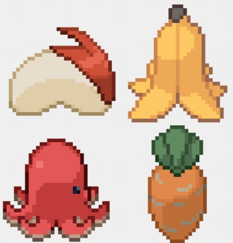 食べ物アバター