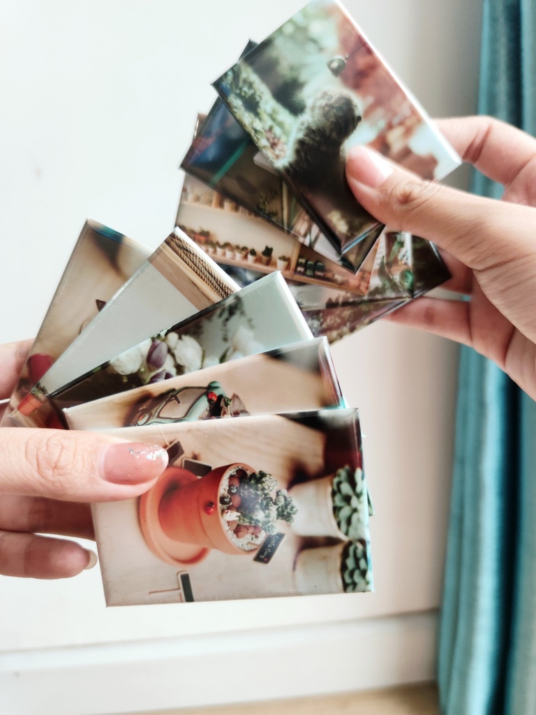 【6個】 ギフト プレゼント インテリア 誕生日 お祝い ペット オリジナル -マグネット写真印刷 - 冷蔵庫・ロッカー・玄関など - 6枚セット:1600円(送料無料)