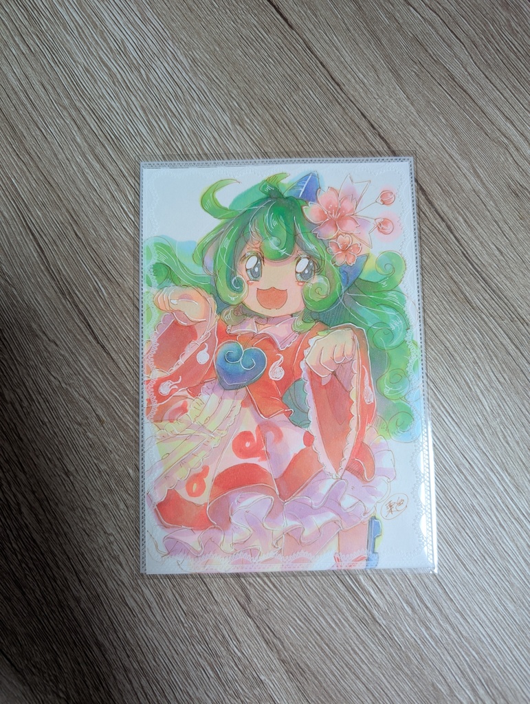 【東方project】フレームレス原画【手描きイラスト】