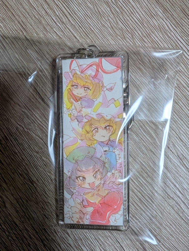 【東方project】キーホルダー【手描きイラスト】