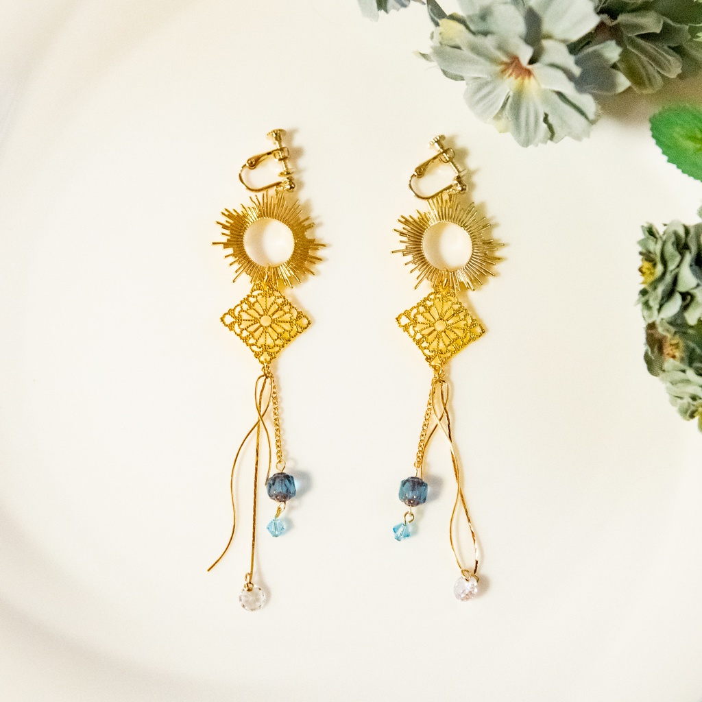 追憶*遊色が奏でるオブリガート イメージ　イヤリング/ピアス