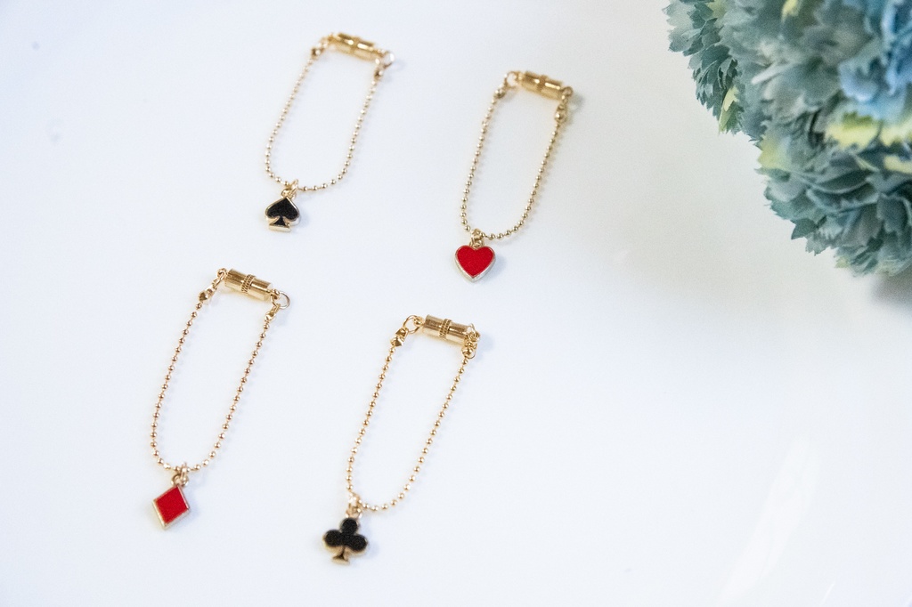 ぬい用アクセ ネックレス トランプ スート (16cm用)