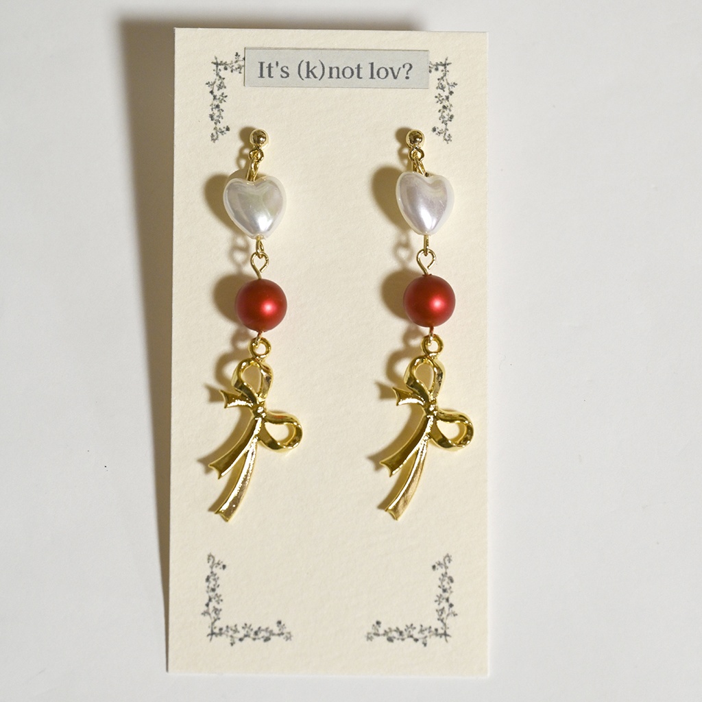 It's (k)not lov?　モチーフ　イヤリング／ピアス②