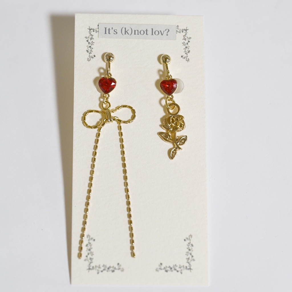 It's (k)not lov?　モチーフ　イヤリング／ピアス③