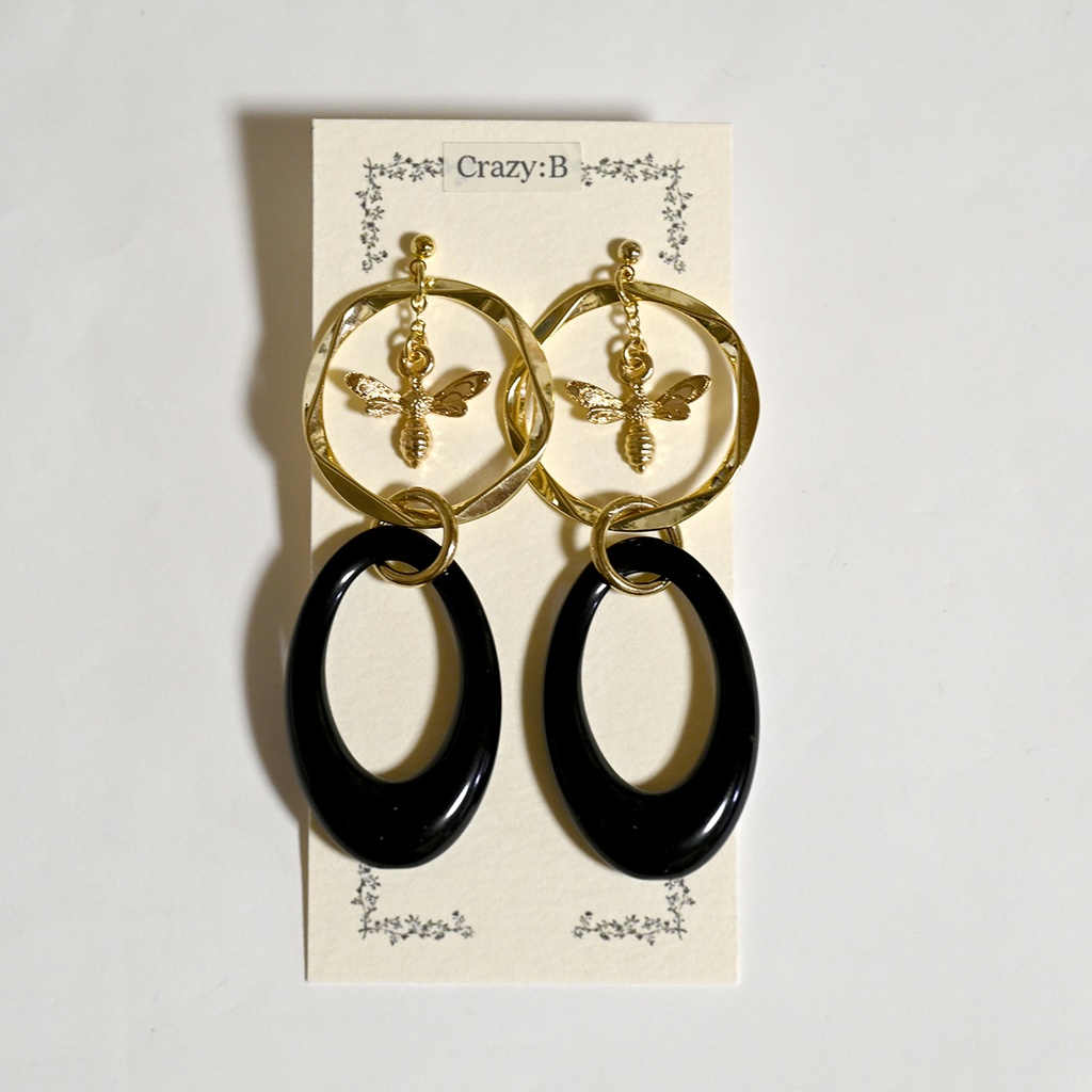 Crazy:Bモチーフ イヤリング/ピアス