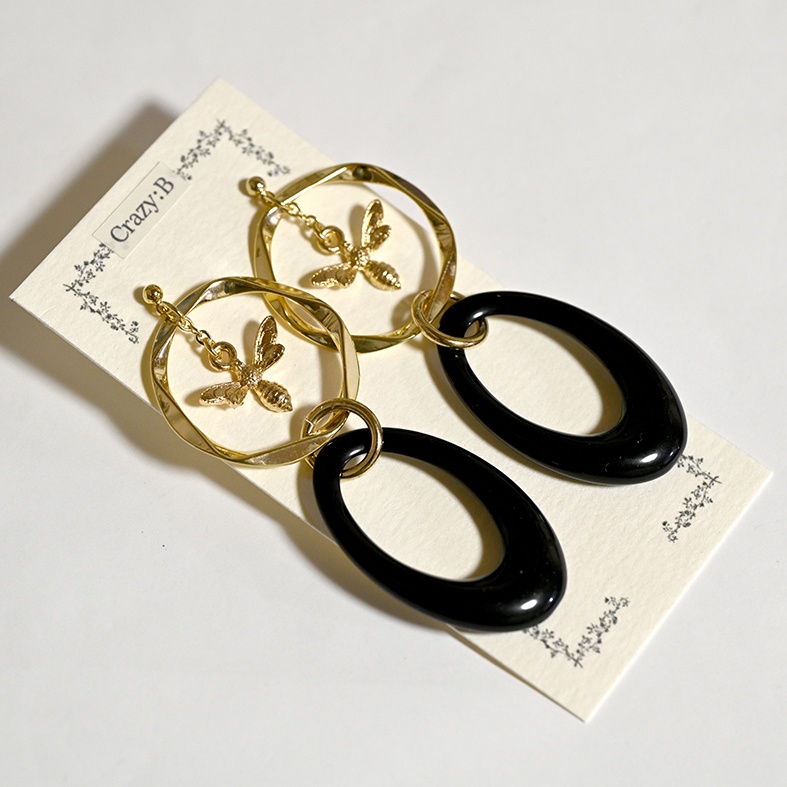 Crazy:Bモチーフ イヤリング/ピアス