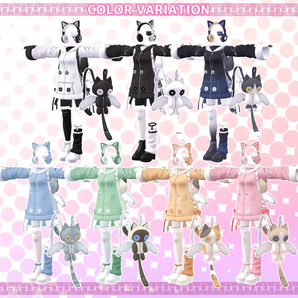 【11アバター対応】Poppin’Cat