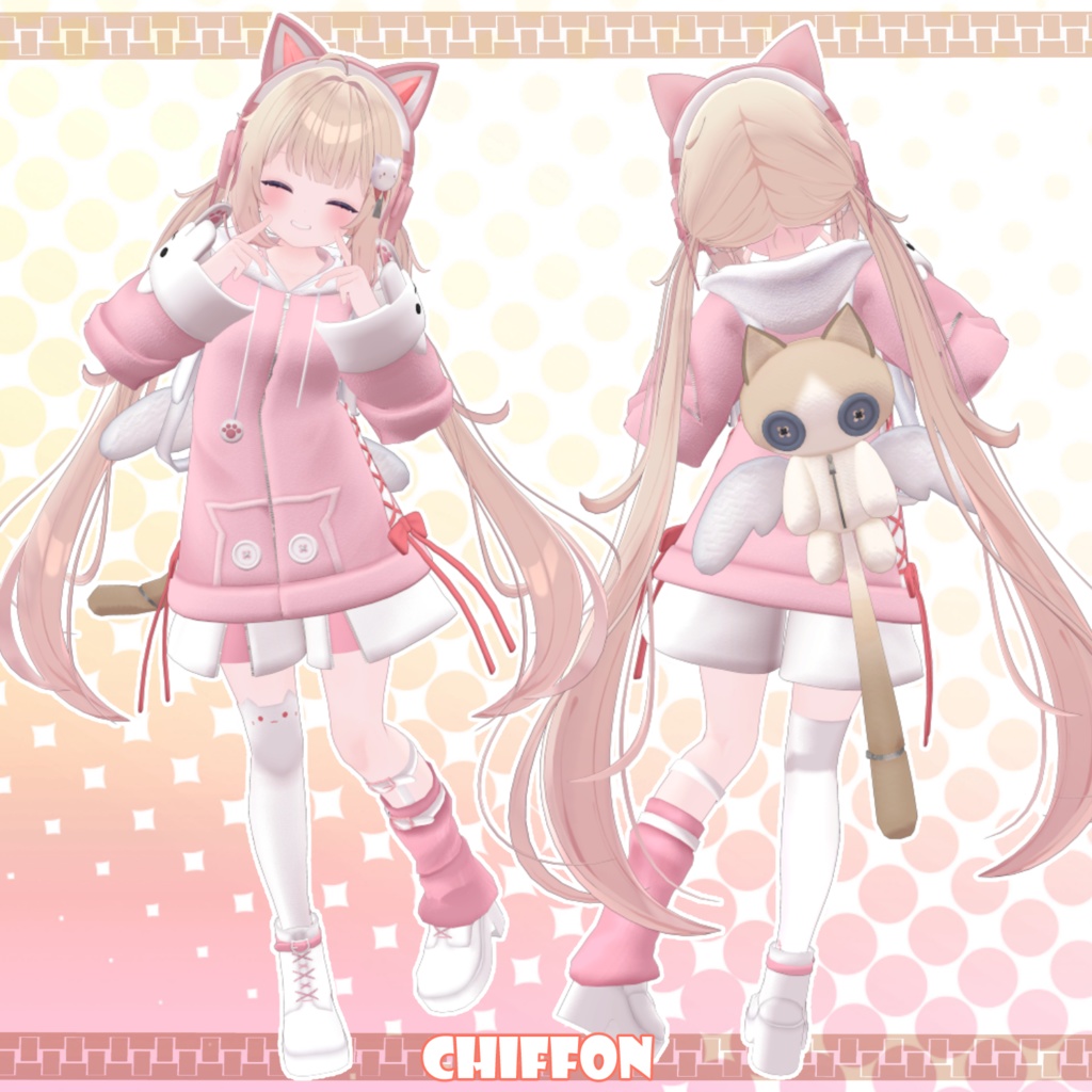 【18アバター対応】Poppin’Cat Vol.2