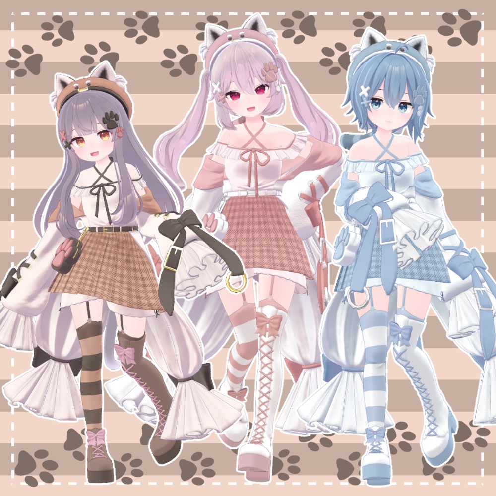 【20アバター対応】Petite Paws