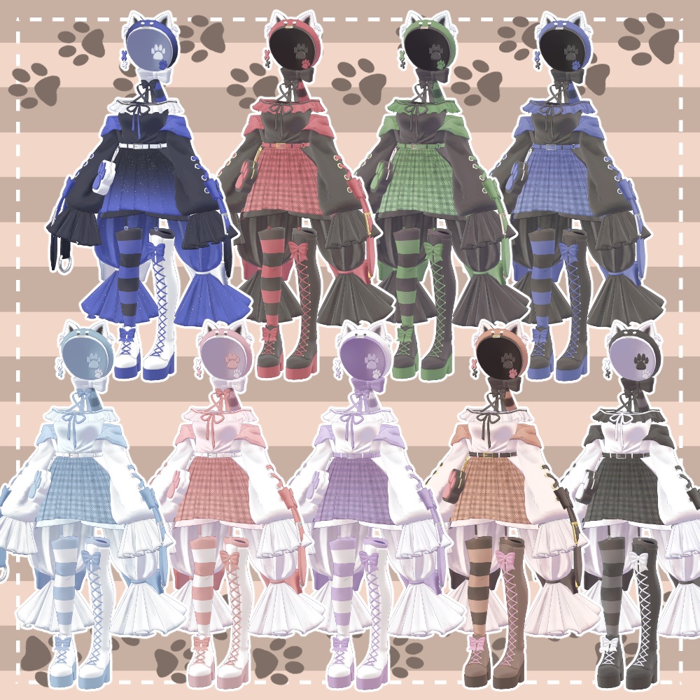 【20アバター対応】Petite Paws